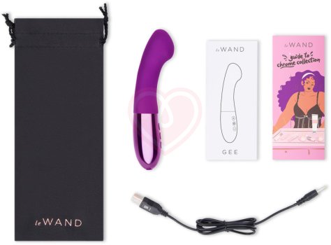 Вибратор для зоны G Le Wand Gee фиолетовый фото 4