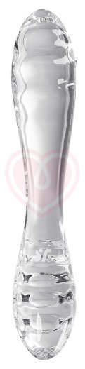 Двухсторонний стеклянный фаллоимитатор Satisfyer Dazzling Crystal 1 прозрачный фото 3