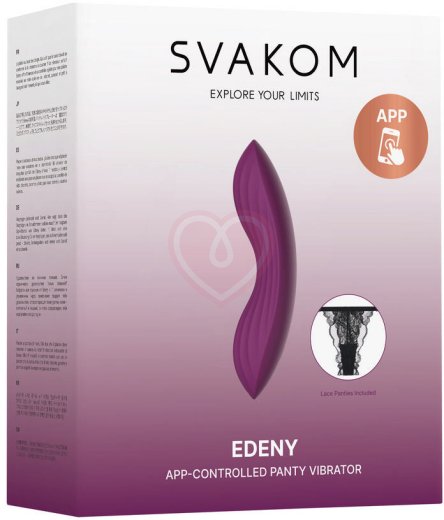 Компактный вибратор Svakom Edeny с управлением от приложения фото 10