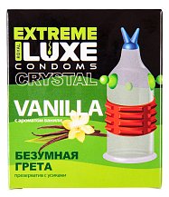 Презерватив Luxe Extreme Безумная Грета с ароматом ванили 1 шт