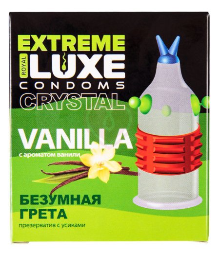 Презерватив Luxe Extreme Безумная Грета с ароматом ванили 1 шт фото 1