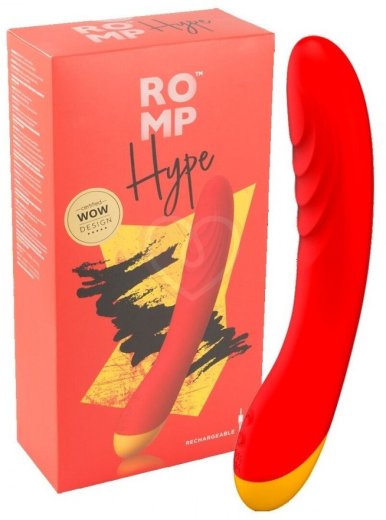 Вибратор для точки G Romp Hype G-Spot Vibrator красный фото 3