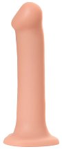 Гибкий фаллоимитатор на присоске Strap-on-me XL 20 см телесный