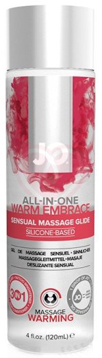 Массажный гель-масло All-In-One Massage Warm Embrace 120 мл фото 1