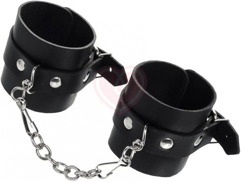 Однослойные наручники Pecado BDSM черные фото 1