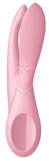 Вибростимулятор Satisfyer Threesome 1 с тремя кончиками розовый фото 3
