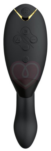 Вибратор с бесконтактной стимуляцией клитора Womanizer DUO 2 чёрный фото 4