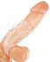 Стимулирующая открытая насадка Clear Sensations Size Matters прозрачная фото 2