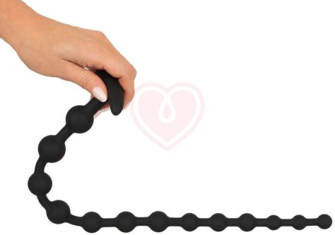 Анальные бусы Black Velvets Anal Beads чёрные фото 6