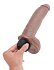 Фаллоимитатор с эффектом семяизвержения Squirting Cock 18 см коричневый фото 3