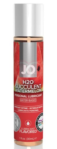 Съедобный лубрикант System JO H2O Flavored Watermelon с ароматом Арбуз 30 мл фото 1
