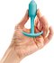 Утяжелённая анальная пробка для ношения b-Vibe Snug Plug 1 мини голубая фото 2