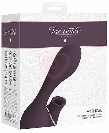 Вибратор с бесконтактной стимуляцией клитора Irresistible Mythical фиолетовый фото 2