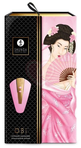 Мини-вибратор Shunga OBI нежно-розовый фото 2