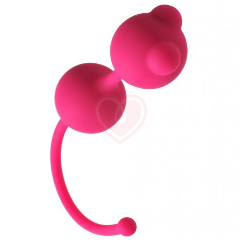 Вагинальные шарики с ушками Emotions Foxy розовые фото 2
