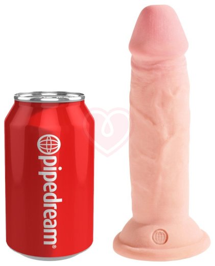 Фаллоимитатор на присоске King Cock Triple Density 15 см телесный фото 3