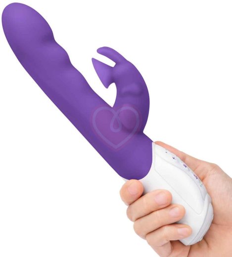 Вибратор-кролик с эффектом всасывания Clitoral Suction Rabbit фиолетовый фото 6