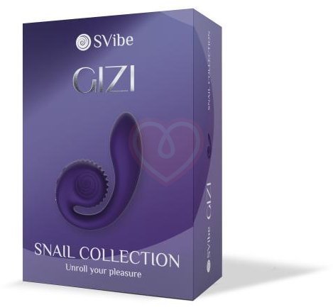 Раскручивающийся вибратор Svibe Gizi фиолетовый фото 4