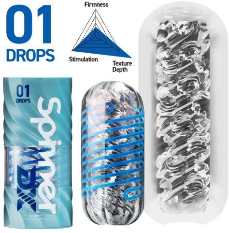 Мастурбатор Tenga Spinner DX 01 Drops фото 2