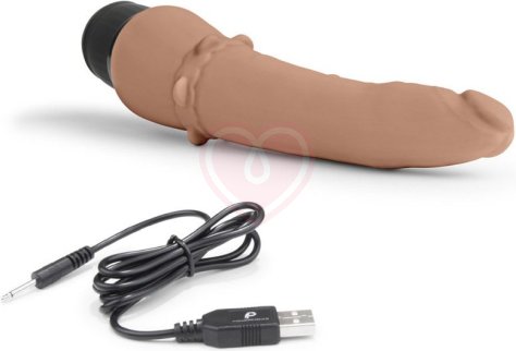 Анальный вибратор PowerCocks Slim Anal 12 см мокка фото 3
