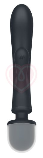 Двухсторонний вибратор-массажер Satisfyer Triple Lover серый фото 4