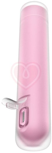 Вакуумно-волновой клиторальный стимулятор помада Satisfyer First Kiss розовый фото 5