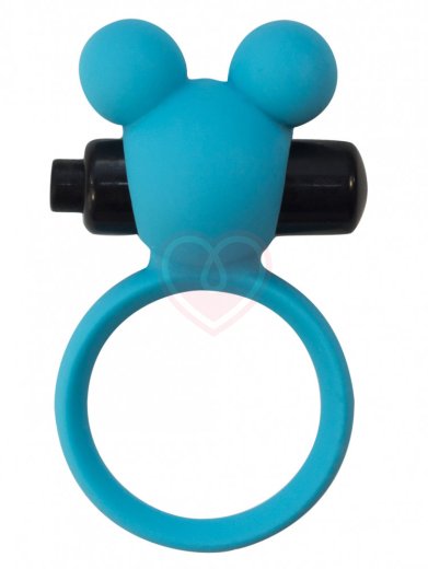 Эрекционное виброкольцо Emotions Minnie 3 см синее фото 1
