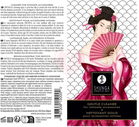 Очищающий спрей для игрушек и тела Shunga Gentle Cleaner 115 мл фото 2