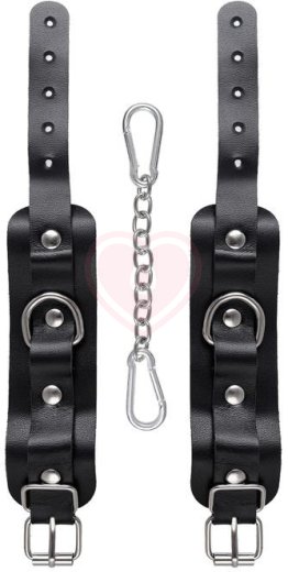 Наручники-браслеты со скругленными углами Pecado BDSM черные фото 5