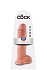 Фаллоимитатор на присоске с мошонкой King Cock with Balls 28 см телесный фото 4