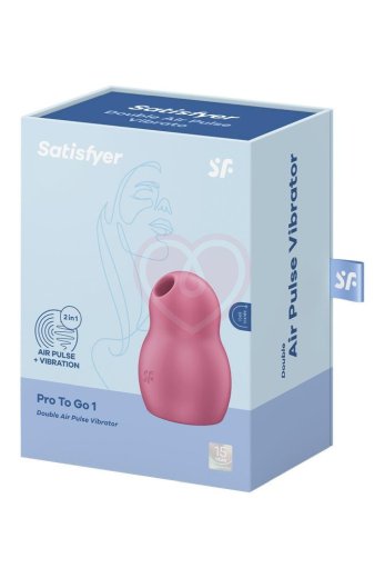 Вакуумный вибростимулятор Satisfyer Pro To Go 1 розовый фото 4