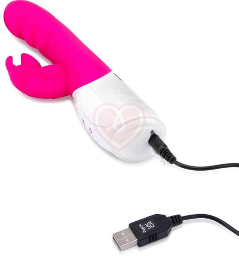 Вибратор-кролик с эффектом всасывания Clitoral Suction Rabbit розовый фото 9