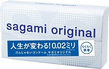Полиуретановые презервативы Sagami Original Quick 002 6 шт
