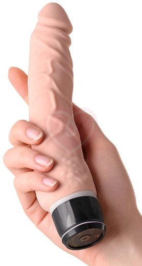 Силиконовый реалистичный вибратор Toyfa A-toys 17 см телесный фото 6
