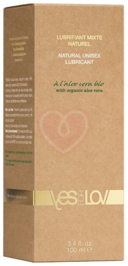 Натуральный лубрикант с алоэ YESforLOV Natural Unisex Lubricant Aloe 100 мл фото 2
