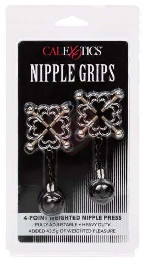 Узорчатые металлические зажимы для сосков Nipple Grips фото 2