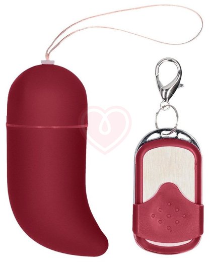 Виброяйцо с пультом управления Medium Wireless Vibrating G-Spot Egg красное фото 1