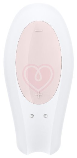 Вибратор для пар с управлением от приложения Satisfyer Double Joy белый фото 3