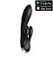 Вибратор Satisfyer Double Flex с двумя клиторальными кончиками чёрный фото 1
