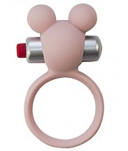 Эрекционное виброкольцо Emotions Minnie 3 см светло-розовое