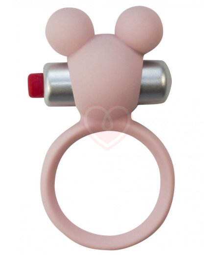 Эрекционное виброкольцо Emotions Minnie 3 см светло-розовое фото 1