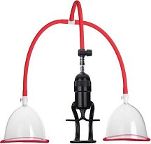 Вакуумная помпа для груди с двумя чашами Breast Pumps Erozon