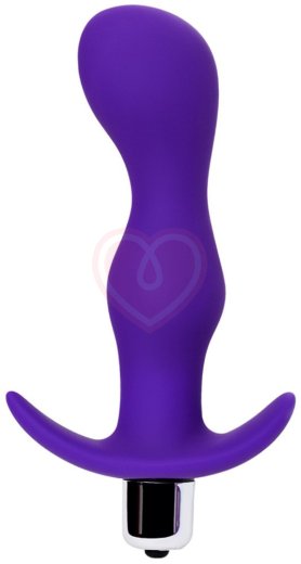 Анальная вибропробка A-Toys Vibro Anal Plug L фиолетовая фото 1