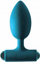 Анальная вибропробка со смещенным центром тяжести Spice it Up Perfection 2.0 зелёная