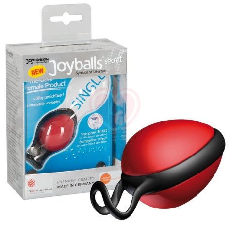 Вагинальный шарик Joyballs Secret красный фото 2