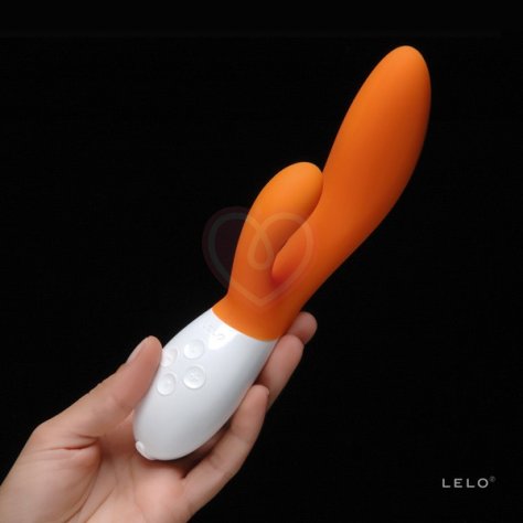 Вибратор со стимулятором клитора и точки G LELO Ina 2 оранжевый фото 2