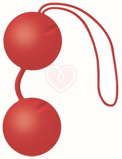 Вагинальные шарики Joyballs Trend матовые красные фото 1