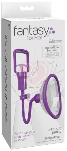 Вакуумная помпа для вагины Pleasure Pump сиреневая фото 5