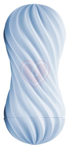 Мастурбатор Tenga FLEX Bubbly Blue голубой фото 1