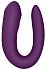 Вибратор для пар с управлением от приложения Satisfyer Double Joy фиолетовый фото 4